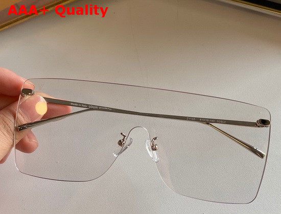 Louis Vuitton Oversized Frameless Sunglasses Tea Color Replica