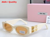 Miu Miu Glimpse Sunglasses Chocolate Brown Lenses SMU11W Replica