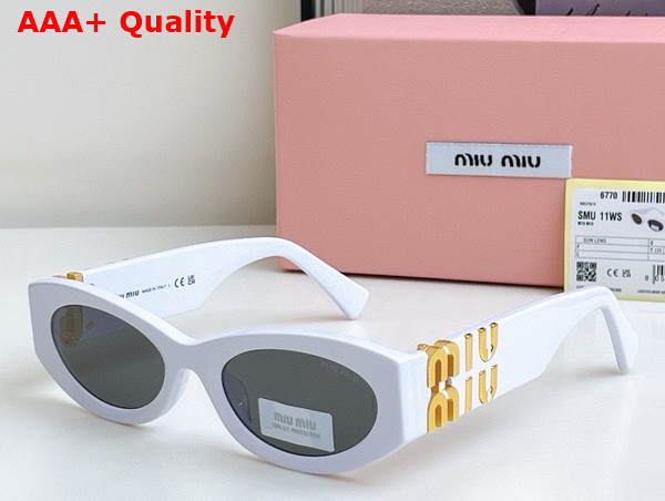 Miu Miu Glimpse Sunglasses Chocolate Brown Lenses SMU11W Replica