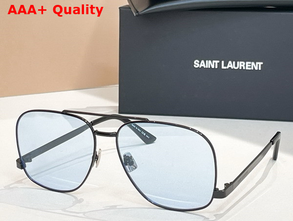 Saint Laurent SL 653 Leon Sunglasses Silver and Grey Replica