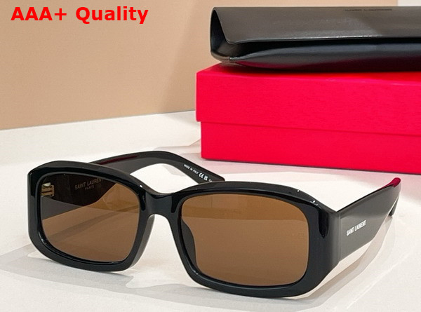 Saint Laurent SL 809 Sunglasses Medium Havana and Grey Replica