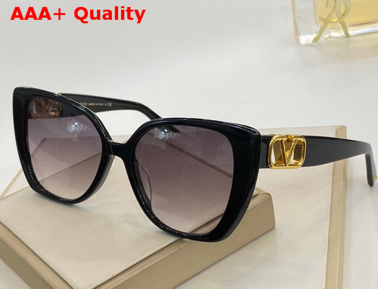 Valentino Vlogo Cat Eye Acetate Frame Sunglasses White Replica