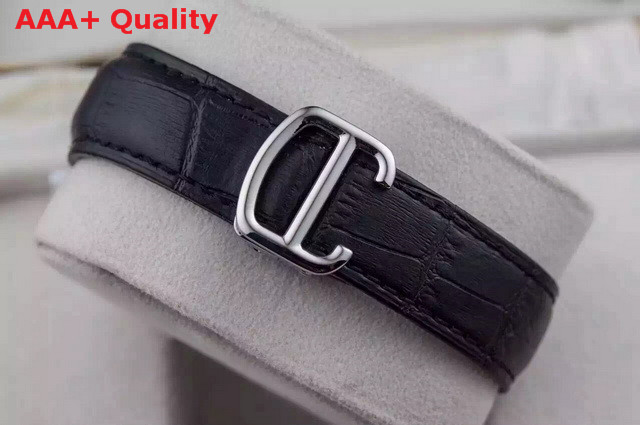 Cartier Rotonde De Cartier Flying Tourbillon Watch Steel Leather Strap for Sale