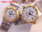Omega Constellation Omega Co Axial 38mm Yellow On Steel for Sale