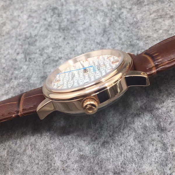 Omega Men Watch with Real Leather Strap for Sale