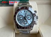 Rolex Cosmograph Daytona Oyster 40mm Platinum Light Blue Replica