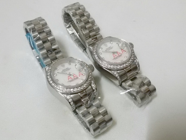 Rolex Lady Date Just 26 White Gold And Diamonds White Mother Of Pearl Dial for Sale