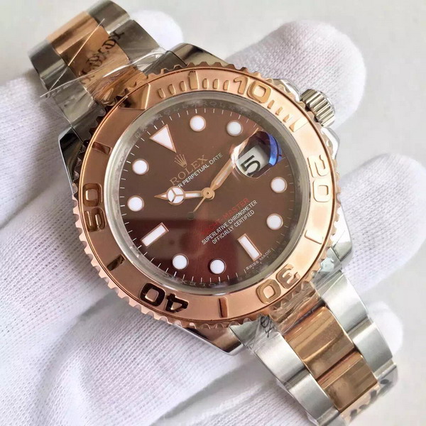 Rolex Yacht Master Pink Gold with Silver 2386 Movement for Sale