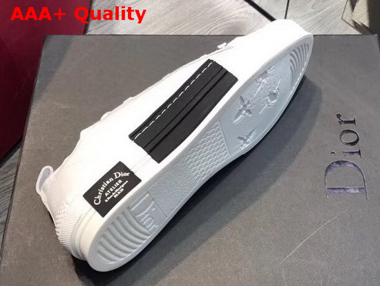 Christian Dior B23 Low Top Sneaker in White Technical Canvas Replica
