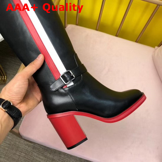 Christian Dior Diorider Calfskin Leather Boot in Black Replica