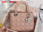 Christian Dior My Lady Dior Bag in Pink Lambskin Replica