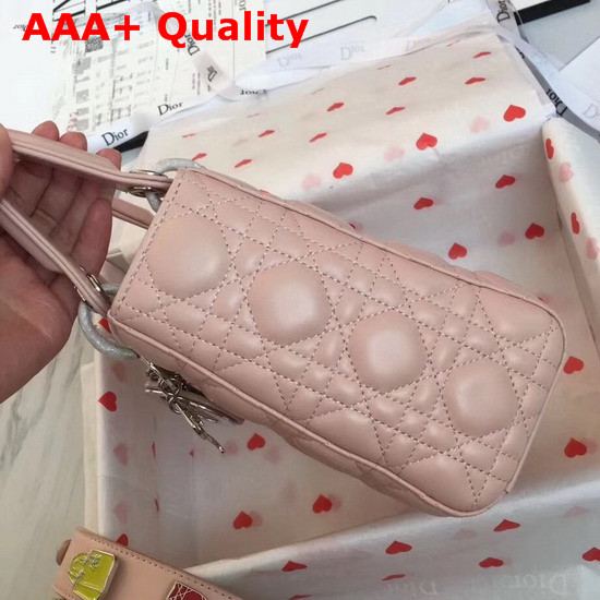 Christian Dior My Lady Dior Bag in Pink Lambskin Replica