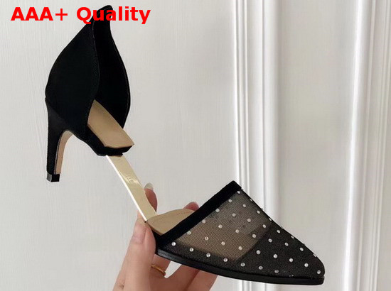 Christian Dior Surreal D High Heeled Shoes in Black Replica