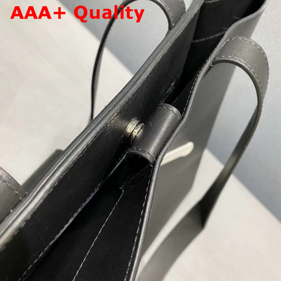 D Dior Tote Bag Black Smooth Calfskin with DIOR AND SHAWN Signature Replica