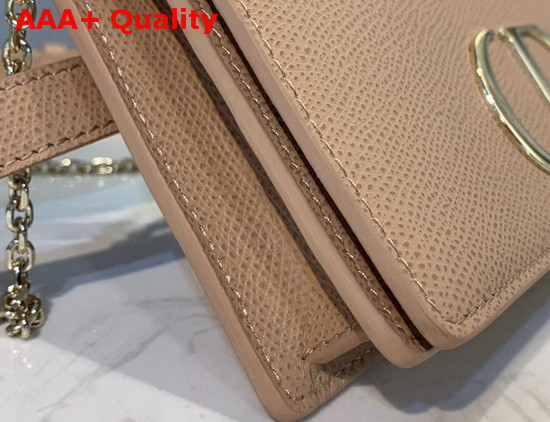 Dior 30 Montaigne 2 in 1 Pouch Rose Des Vents Calfskin Replica