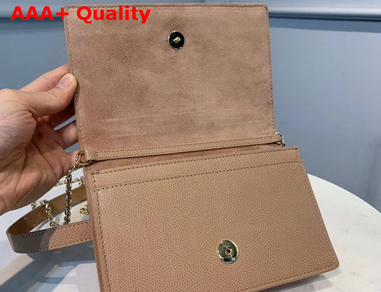 Dior 30 Montaigne 2 in 1 Pouch Rose Des Vents Calfskin Replica