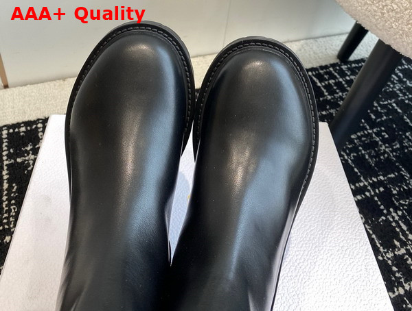 Dior 30 Montaigne Ankle Boot Black Calfskin Replica