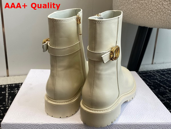 Dior 30 Montaigne Ankle Boot White Calfskin Replica