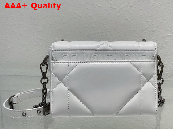 Dior 30 Montaigne Box Bag with Handle Latte Maxicannage Lambskin Replica