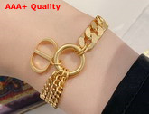 Dior 30 Montaigne Bracelet Gold Finish Metal Replica