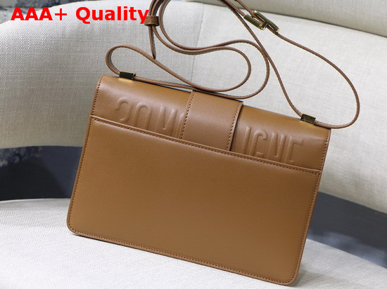 Dior 30 Montaigne Calfskin Bag in Camel Replica