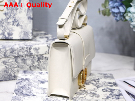 Dior 30 Montaigne Calfskin Bag in Off White Smooth Calfskin Replica
