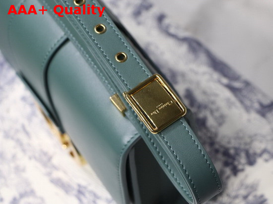 Dior 30 Montaigne Calfskin Bag in Storm Blue Smooth Calfskin Replica