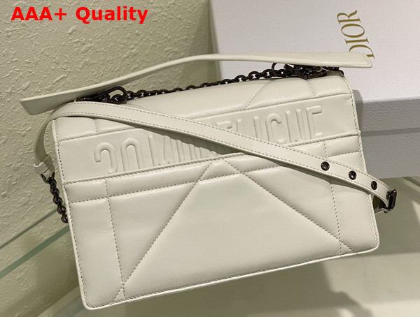Dior 30 Montaigne Chain Bag with Handle Latte Maxicannage Lambskin Replica