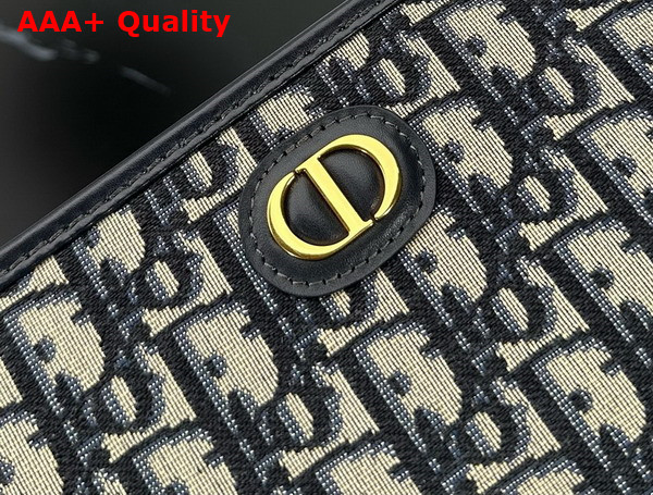 Dior 30 Montaigne Dea Pouch Blue Dior Oblique Jacquard Replica