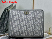 Dior 30 Montaigne Dea Pouch Gray Dior Oblique Jacquard Replica