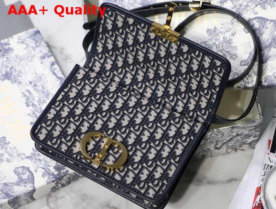 Dior 30 Montaigne Dior Oblique Bag in Blue Replica