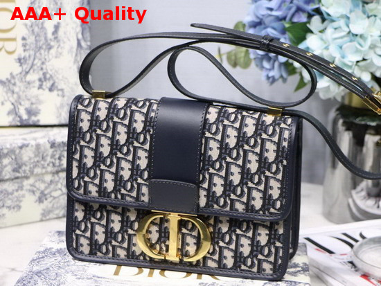 Dior 30 Montaigne Dior Oblique Bag in Blue Replica