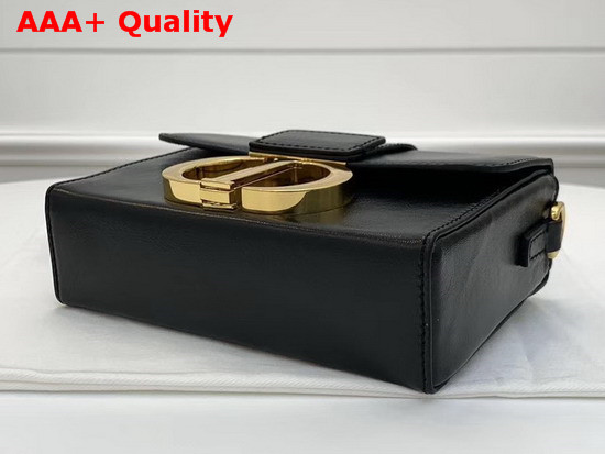 Dior 30 Montaigne Lambskin Box Bag in Black Replica