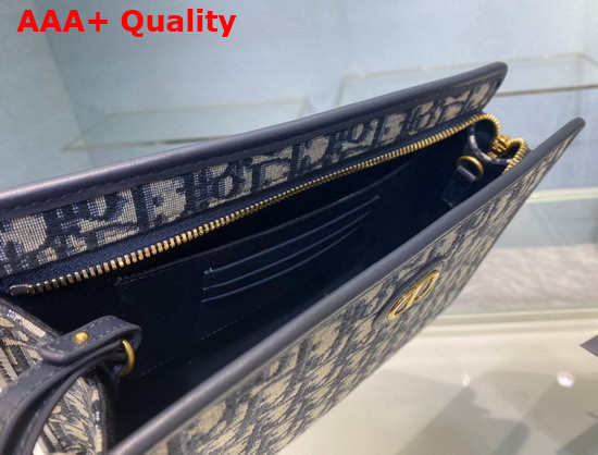 Dior 30 Montaigne Pouch Blue Dior Oblique Jacquard Replica