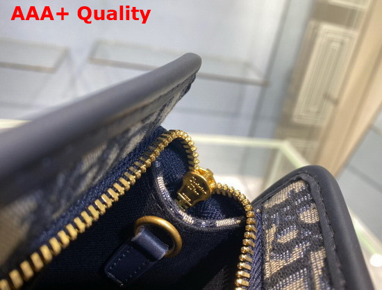 Dior 30 Montaigne Pouch Blue Dior Oblique Jacquard Replica