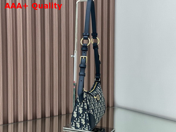 Dior 30 Montaigne Wanderlust Mini Bag in Blue Dior Oblique Replica