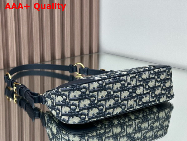 Dior 30 Montaigne Wanderlust Mini Bag in Blue Dior Oblique Replica