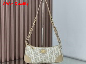 Dior 30 Montaigne Wanderlust Mini Bag in Ecru Dior Oblique Chambray Replica