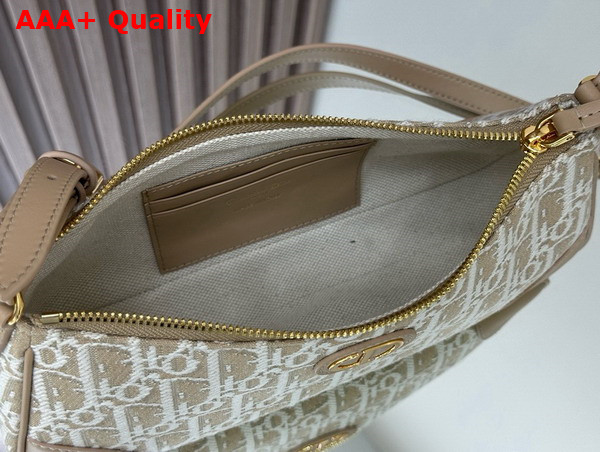 Dior 30 Montaigne Wanderlust Mini Bag in Ecru Dior Oblique Chambray Replica