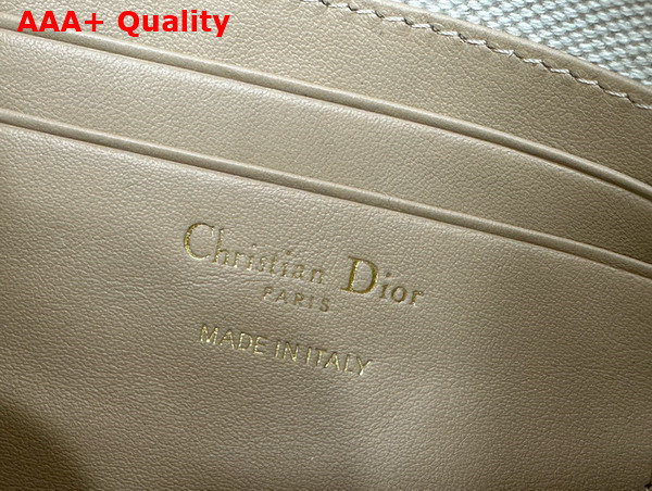 Dior 30 Montaigne Wanderlust Mini Bag in Ecru Dior Oblique Chambray Replica