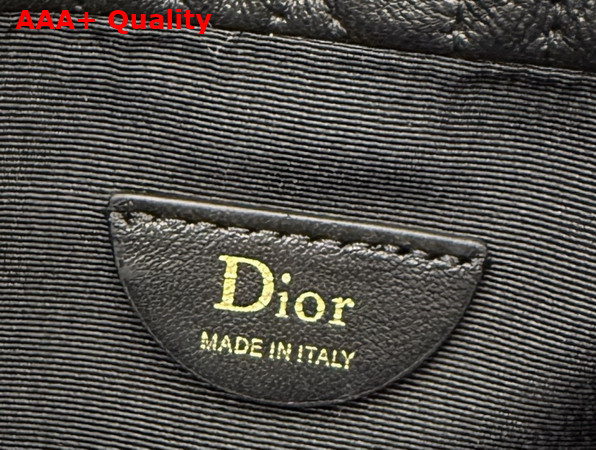 Dior Adiorable Mini Bucket Bag in Black Cannage Lambskin Replica