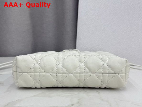 Dior Adiorable Mini Bucket Bag in Latte Cannage Lambskin Replica