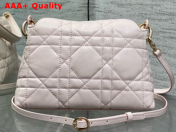 Dior Adiorable Top Handle Mini Bag Ballet Pink Macrocannage Lambskin Replica
