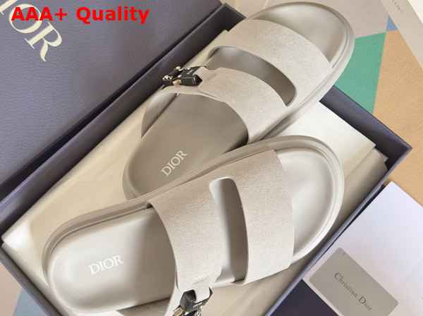 Dior Aqua Sandal Dior in Gray Suede Replica