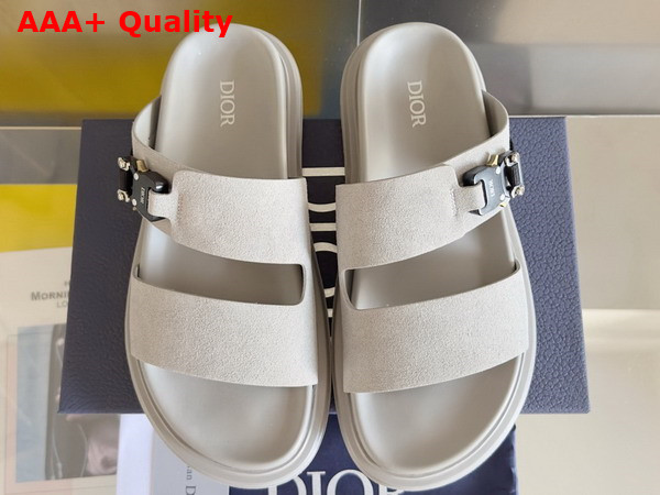 Dior Aqua Sandal Dior in Gray Suede Replica