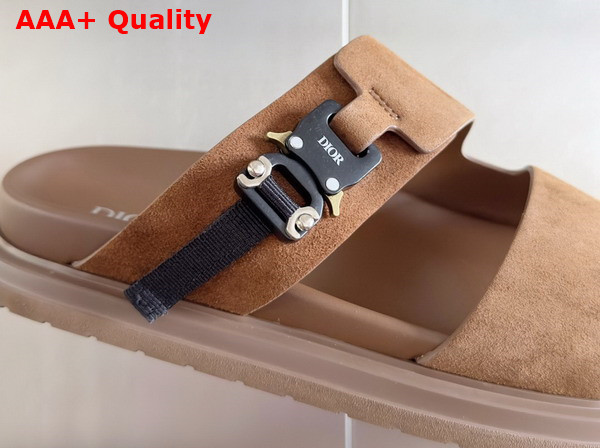 Dior Aqua Sandal in Camel Suede Replica