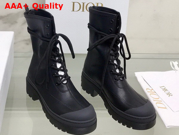 Dior Arcade Ankle Boot Black Stretch Lambskin Replica