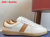 Dior B01 Matchpoint Sneaker Cognac and White Smooth Calfskin Replica