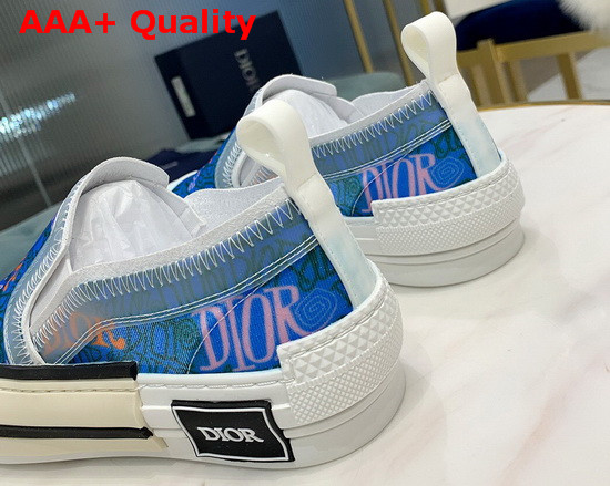 Dior B23 Slip On Sneaker Blue Dior and Shawn Jacquard Mesh Replica