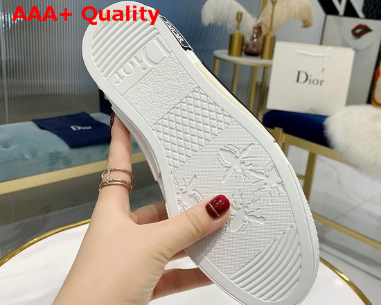 Dior B23 Slip On Sneaker Blue Dior and Shawn Jacquard Mesh Replica